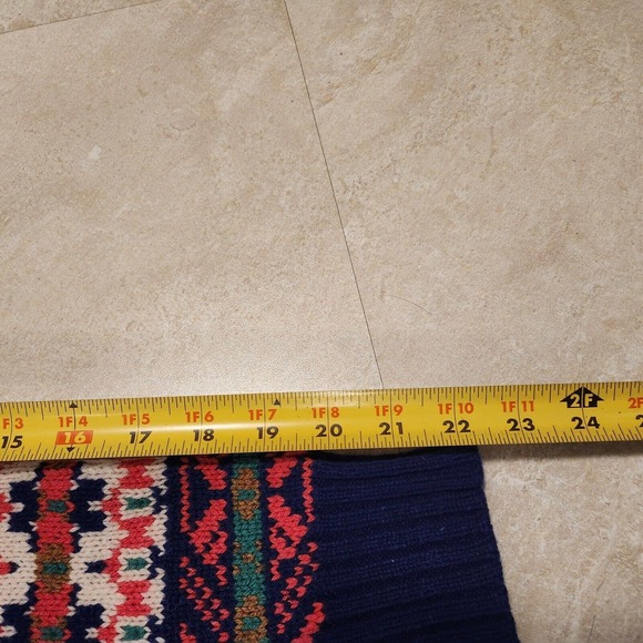 J Crew Classic Fair Isle Womens XS Lambs Wool Multicolor Knit Crewneck Sweater - Picture 11 of 16